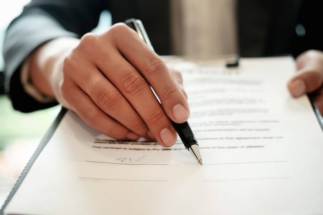 חתימה על הסכמי ממון